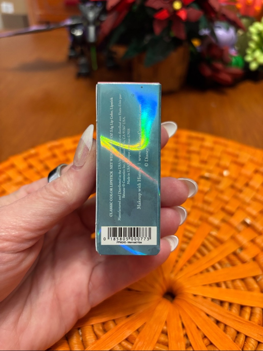 Mermaid Lagoon Mermaid Kiss Lipstick - Aqua Teal & Gold Accents - Picture 6 of 10